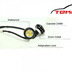 Kartal Gözü Gündüz Farı Eagle Eye LED Turuncu Beyaz 23MM ( 2 Adet )