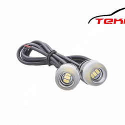 Kartal Gözü Mercekli 3 Ledli ( 2 Adet )