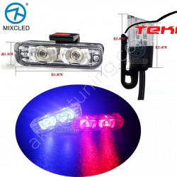 Kumandalı Mavi Kırmızı Polis Çakarı Led Lamba 4x2