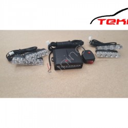 Panjur İçi Mavi Kırmızı Çakar Led Küçük Model