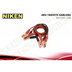 AKÜ TAKVİYE KABLOSU 300 AMP 2,5MT