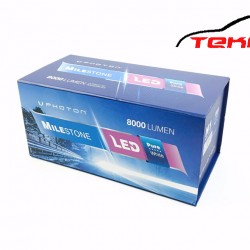  PHOTON MILESTONE 8000 LÜMENS LED HEADLİGHT (far ledi ) H11 6000 K (ICE WHITE)