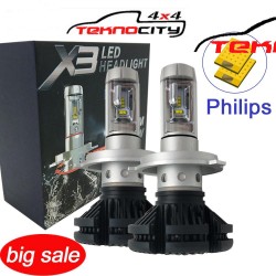 YENİ NESİL PHILIPS ZES  LED FAR AMPULU  X3 6000 LUMEN 6000K  H 1