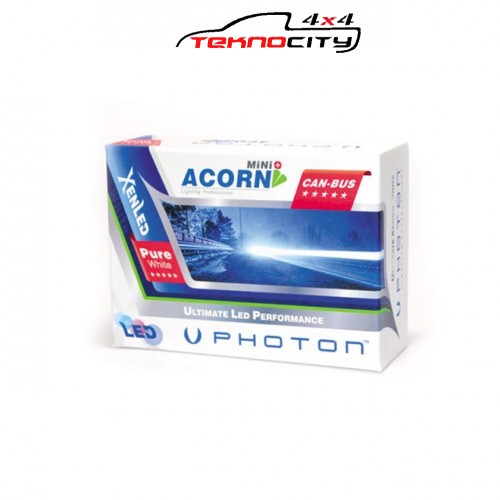  PHOTON ACORN 5000 LÜMENS LED HEADLİGHT (far ledi ) HB4 6000 K (ICE WHITE-BUZ BEYAZI )