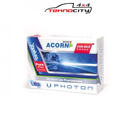  PHOTON ACORN 5000 LÜMENS LED HEADLİGHT (far ledi ) H 7 6000 K (ICE WHITE-BUZ BEYAZI )