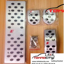 AUDI Q3-Q5 DUZ TIP ALUMINYUM SPOR PEDAL SETI  