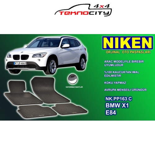 BMW X1 PASPAS 4LÜ ORJ. MONTAJ (NK.PP163C)