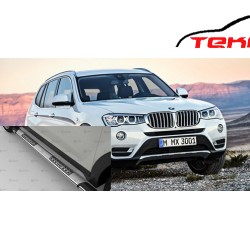 BMW X3  2011-2017  YAN BASAMAK EMERALD ALUMİNYUM -SİYAH