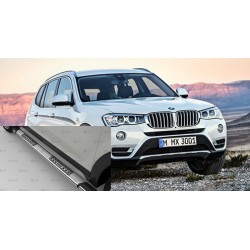 BMW X3  2011-2017  YAN BASAMAK EMERALD ALUMİNYUM -SİYAH