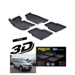 Chevrolet captiva 2007-2014 3D TPE Kauçuk 3D Paspas Perflex