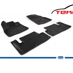 Citroen C4 Picasso II 3D Paspas Siyah 4 Prç 2013-