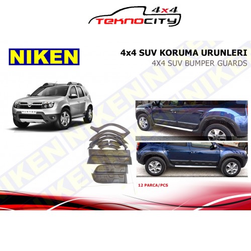 DACIA DUSTER 2010-2018 ÇAMURLUK VE KAPI KORUMA SET