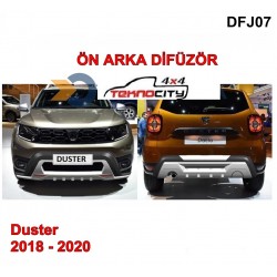 2010-2017 Duster Tampon Koruma ve Difizör Ön ve Arka 2 Parça