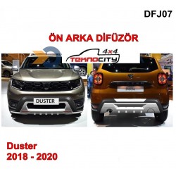 DACIA DUSTER 2018 VE ÜZERİ ÖN-ARKA DİFİZÖR SETİ