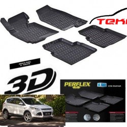      Ford Kuga 2015 + 3D TPE Kauçuk 3D Paspas Perflex