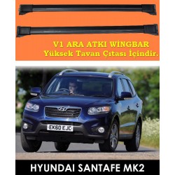 Hyundai Santafe Mk2 Port Bagaj Ara Atkı Siyah