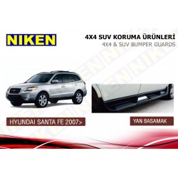 HYUNDAİ SANTAFEE 2007 -  YAN BASAMAK OEM TİP SİYAH