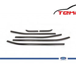 Jeep Renegade Cam Çıtası 6 Prç. P.Çelik (Siyah Krom) 2014 ve Sonrası