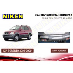 KİA SORENTO ARKA TAMPON KORUMA GRİ 2002-2009