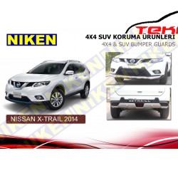 NISSAN XTRAİL ON ARKA KORUMA  2014-