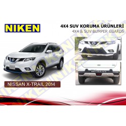 NISSAN XTRAİL ON ARKA KORUMA  2014-