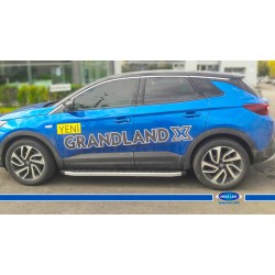 Opel Grandland X Yan Koruma Blackline Aluminyum 2017 ve Sonrası