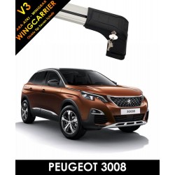  Peugeot 3008 Port Bagaj Ara Atkı Wingcarrier V3