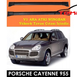 Porsche Cayenne 955 Port Bagaj Ara Atkı Siyah