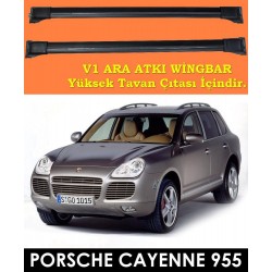 Porsche Cayenne 955 Port Bagaj Ara Atkı Siyah