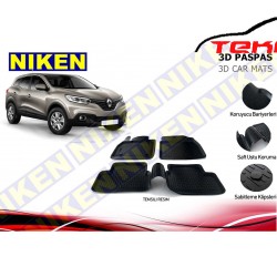 RENAULT KADJAR 2015- 3D PASPAS SİYAH