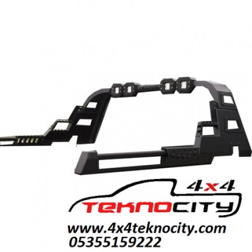TOYOTA HILUX REVO 2015+ LEDLI ROLLBAR SİYAH MADMAX TOYOTA HILUX REVO 2015+ LEDLI ROLLBAR SİYAH MADMAX