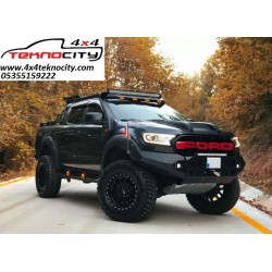 MITSUBISHI L200 2007-2015 YAN BASAMAK CELIK LEDLI MADMAX