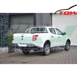 MITSUBISHI L200 2015- (FIAT FULLBACK) ROLLBAR ARKA CAM KORUMALI KROM