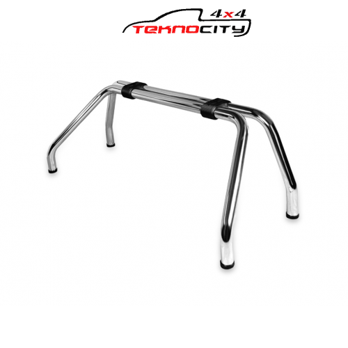 MITSUBISHI L200 2015-(FIAT FULLBACK) KISA TIP ROLLBAR KROM