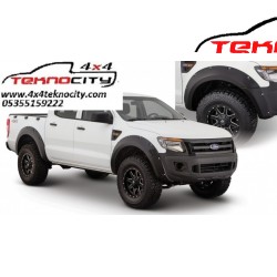 FORD RANGER T6 2012+2015 ÇAMURLUK KAPLAMASI (DODİK ) TAKIM ABS PLASTİK 