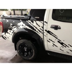 FORD RANGER T7 2015+2019  ÇAMURLUK KAPLAMASI (DODİK ) TAKIM ABS PLASTİK 