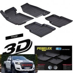 Ford Ranger T6 / T7  2012  +   3D TPE Kauçuk 3D Paspas Perflex