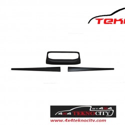 FORD RANGER T8  2019 +  BAGAJ KİLİT ÇERÇEVESİ MAT SİYAH