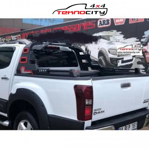 FORD RANGER 2012+  ROLLBAR SİYAH MADMAX CLASIC