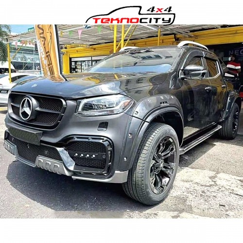 Mercedes X Class Ön Tampon Panjur Dodik Seti Body Kit Mercedes X Class Ön Tampon Panjur Dodik Seti Body Kit