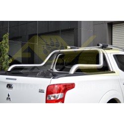 MITSUBISHI L200 2015- (FIAT FULLBACK) KANYON TIP ROLLBAR KROM