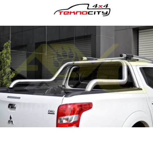 MITSUBISHI L200 2015- (FIAT FULLBACK) KANYON TIP ROLLBAR KROM