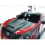 NİSSAN NAVARA NP 300 2015 +  KAPUT HAVALANDIRMA KAPLAMASI-(KAPUT ŞİŞİRME) HOOD SCOOP