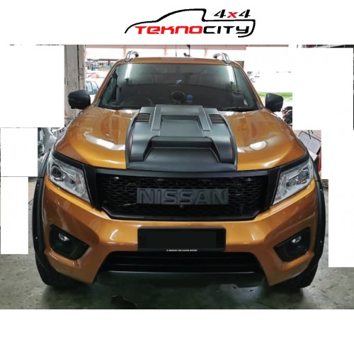 NİSSAN NAVARA NP 300 2015 +  KAPUT HAVALANDIRMA KAPLAMASI-(KAPUT ŞİŞİRME) HOOD SCOOP