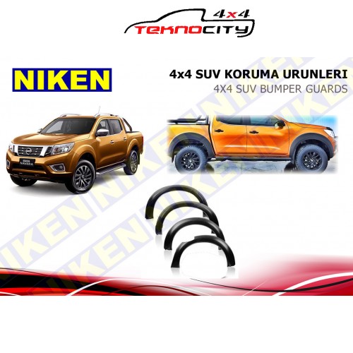 	 NISSAN NAVARA 2015- ÇAMURLUK KORUMA (dodik takımı) DAR TİP