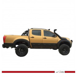 Isuzu Dmax Çamurluk Dodikleri Abs Plastik Düz 2012-