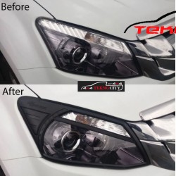 Isuzu Dmax Far Çerçevesi Siyah 2012+2016