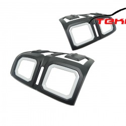 Toyota Hilux Revo (2015 Açık) LED STOP ÇERÇEVESİ  SİYAH