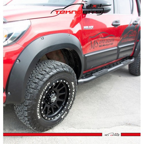 TOYOTA HILUX REVO 2015+2019  ÇAMURLUK KAPLAMASI (DODİK ) TAKIM ABS PLASTİK 