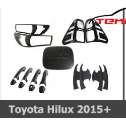 TOYOTA HILUX 2015- KAPLAMA SETİ SİYAH